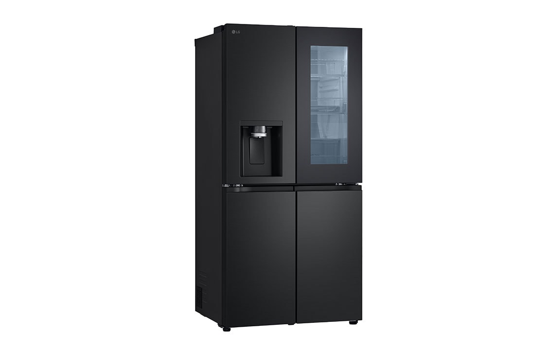 LG 508L InstaView French Door (Matte Black) - Energiklasse E, Vand-/isdispenser med vandtilkobling, Smart Diagnosis™ med Wi-Fi, GMG860EPBE, thumbnail 16