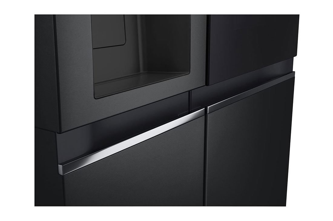 LG 635L InstaView™ Side by Side (Matte Black), Energiklasse E, Vann/isdispenser uten vanntilkobling, Smart Diagnosis™ med Wi-Fi, Dispenser, GSGV81EPLL, thumbnail 9