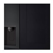 LG 635L InstaView™ Side by Side (Matte Black), Energiklasse E, Vann/isdispenser uten vanntilkobling, Smart Diagnosis™ med Wi-Fi, top detailed view , GSGV81EPLL, thumbnail 7
