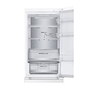 LG 2.03M 387L Kombiskap(Hvit) - Energiklasse D, Door Cooling+™ og Smart Diagnosis™ med Wi-Fi, Top door open without food, GBV5250DSW, thumbnail 9