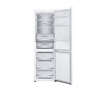 LG 2.03M 387L Kombiskap(Hvit) - Energiklasse D, Door Cooling+™ og Smart Diagnosis™ med Wi-Fi, Front all door open without food, GBV5250DSW, thumbnail 8