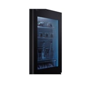 LG 186M 349L Kombiskap(Essence Black) - Energiklasse C, InstaView™, Nature Fresh, Door Cooling+™ Smart Diagnosis™ med Wi-Fi, Instaview_On_Cover_Food, GBG5160CEV, thumbnail 12