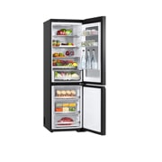 LG 186M 349L Kombiskap(Essence Black) - Energiklasse C, InstaView™, Nature Fresh, Door Cooling+™ Smart Diagnosis™ med Wi-Fi, LeftSideOpen_Food, GBG5160CEV, thumbnail 15
