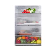 LG 186M 349L Kombiskap(Essence Black) - Energiklasse C, InstaView™, Nature Fresh, Door Cooling+™ Smart Diagnosis™ med Wi-Fi, Detail1_Food, GBG5160CEV, thumbnail 9