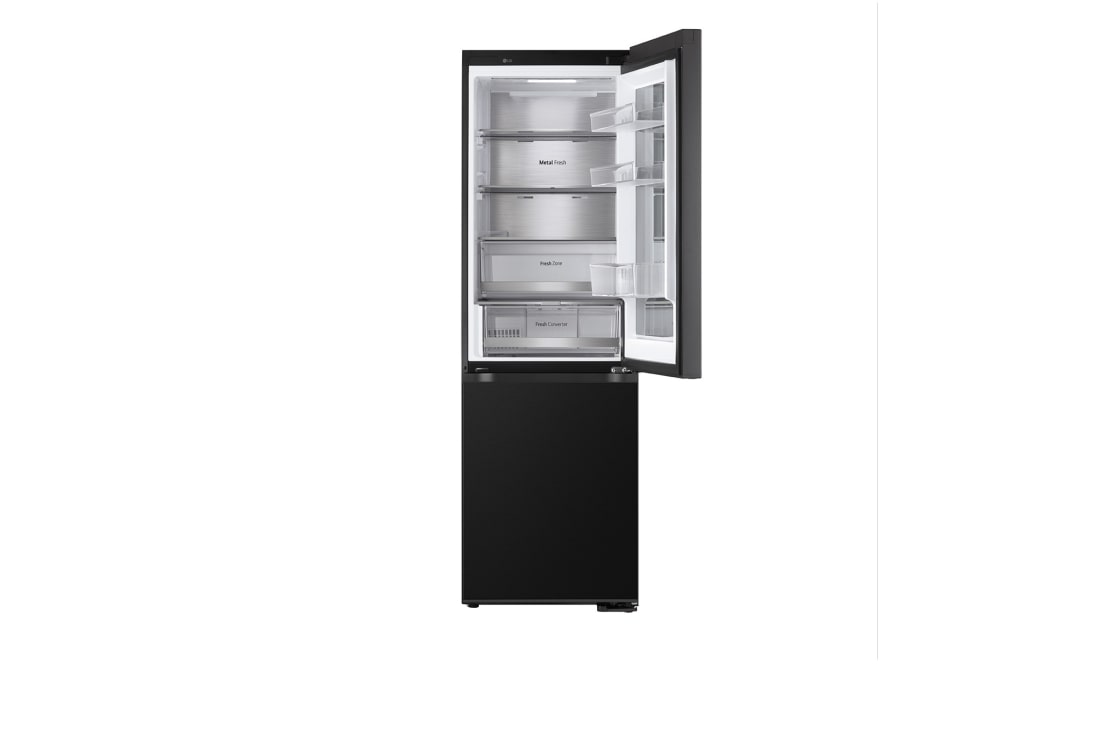 LG 186M 349L Kombiskap(Essence Black) - Energiklasse C, InstaView™, Nature Fresh, Door Cooling+™ Smart Diagnosis™ med Wi-Fi, FrontTopOpen, GBG5160CEV, thumbnail 5