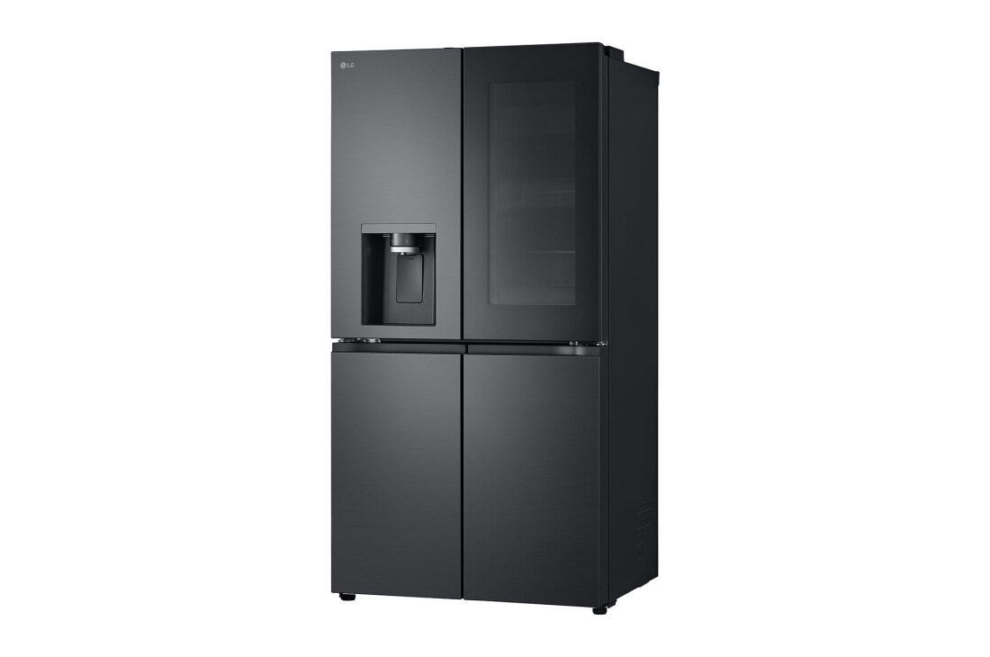 LG 638L InstaView Craft Ice French Door Side-by-Side (Essence Black Steel) - Energiklasse E, Vann/isdispenser med vanntilkobling, Smart Diagnosis™ med Wi-Fi, right side, GMG960EVEE, thumbnail 13