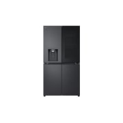 LG 638L InstaView Craft Ice French Door Side-by-Side (Essence Black Steel) - Energiklasse E, Vann/isdispenser med vanntilkobling, Smart Diagnosis™ med Wi-Fi, front light off, GMG960EVEE, thumbnail 1