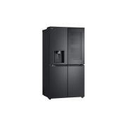 LG 638L InstaView Craft Ice French Door Side-by-Side (Essence Black Steel) - Energiklasse E, Vann/isdispenser med vanntilkobling, Smart Diagnosis™ med Wi-Fi, left side, GMG960EVEE, thumbnail 12