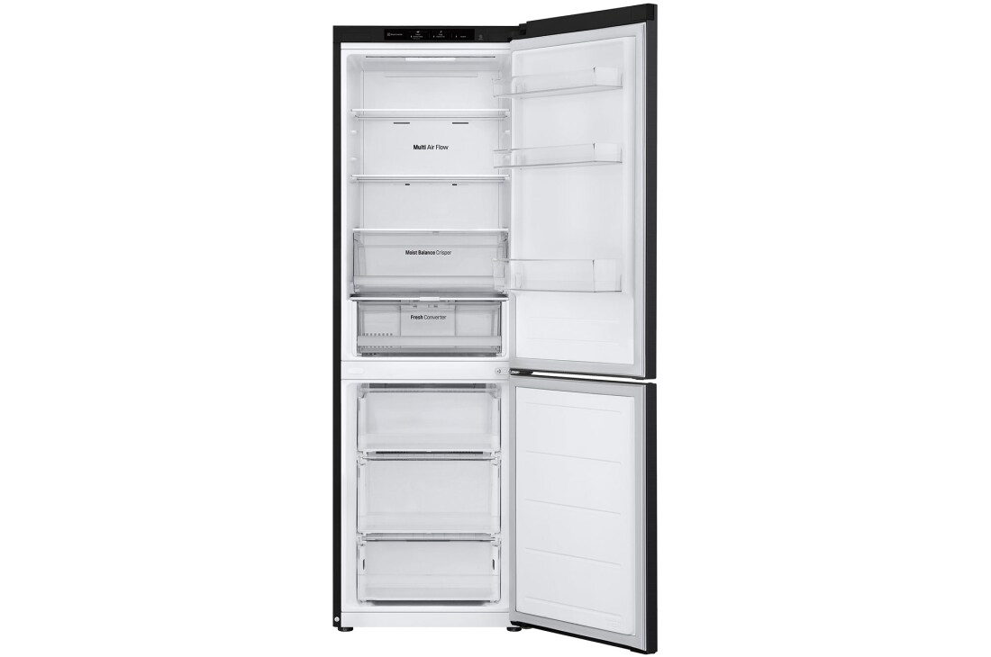 LG 1.86M 344L Kombiskap(Essence Matte Black) - Energiklasse A, Door Cooling™ och Smart Diagnosis™ , 1.86M 344L Kombiskap(Essence Matte Black) - Energiklasse A, Door Cooling™ och Smart Diagnosis™ , GBV3100AEP, thumbnail 3