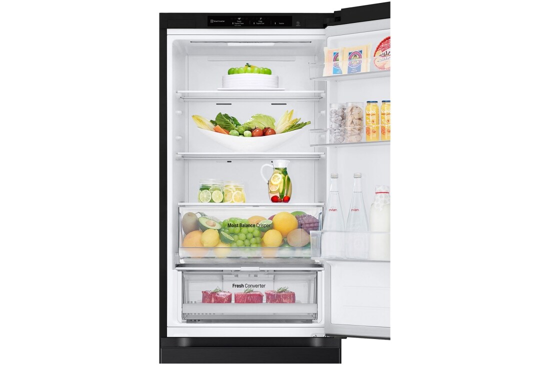 LG 1.86M 344L Kombiskap(Essence Matte Black) - Energiklasse A, Door Cooling™ och Smart Diagnosis™ , 1.86M 344L Kombiskap(Essence Matte Black) - Energiklasse A, Door Cooling™ och Smart Diagnosis™ , GBV3100AEP, thumbnail 9