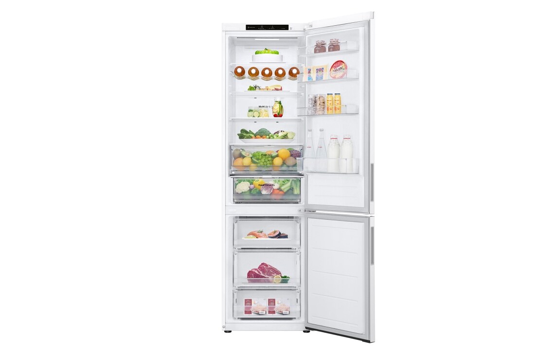 LG 2.03M 387L Kombiskap(Hvit) - Energiklasse B, Door Cooling™ och Smart Diagnosis™, 2.03M 387L Kombiskap(Hvit) - Energiklasse B, Door Cooling™ och Smart Diagnosis™, GBV22NCBSW, thumbnail 2