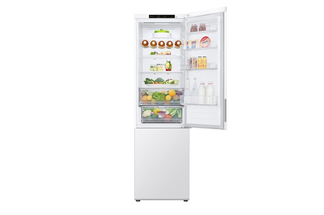 LG 2.03M 387L Kombiskap(Hvit) - Energiklasse B, Door Cooling™ och Smart Diagnosis™, 2.03M 387L Kombiskap(Hvit) - Energiklasse B, Door Cooling™ och Smart Diagnosis™, GBV22NCBSW, thumbnail 3