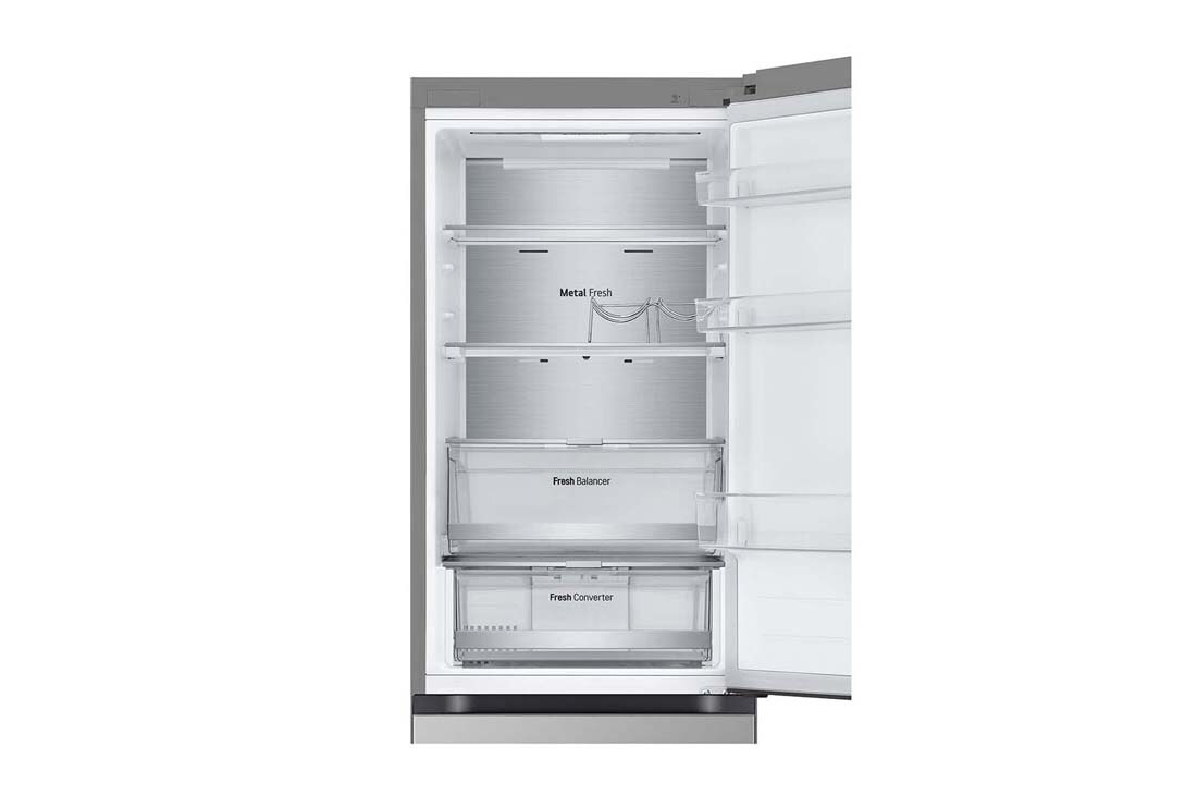 LG 1.86M 344L Kombiskap(Prime Silver) - Energiklasse E, Nature Fresh, Door Cooling⁺™ og Smart Diagnosis™ med Wi-Fi, detaljeringsutsikt, GBV7170EPY, thumbnail 3