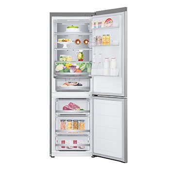 LG 1.86M 344L Kombiskap(Prime Silver) - Energiklasse E, Nature Fresh, Door Cooling⁺™ og Smart Diagnosis™ med Wi-Fi, høyre utsikt, GBV7170EPY, thumbnail 12