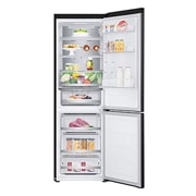 LG 1.86M 344L Kombiskap(Essence Black) - Energiklasse E, Nature Fresh, Door Cooling+™ og Smart Diagnosis™ med Wi-Fi, detaljeringsutsikt, GBV7170EEV, thumbnail 3
