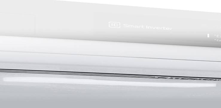 Nærbilde av myk LED-belysning, som effektivt fordeler lyser i hele kjøleskapet.