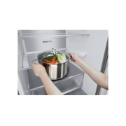 LG 2.03M 387L Kombiskap(Prime Silver) - Energiklasse E, Door Cooling™ och Smart Diagnosis™ med Wi-Fi , 2.03M 387L Kombiskap(Prime Silver) - Energiklasse E, Door Cooling™ och Smart Diagnosis™ med Wi-Fi , GBV7270EPY, thumbnail 11