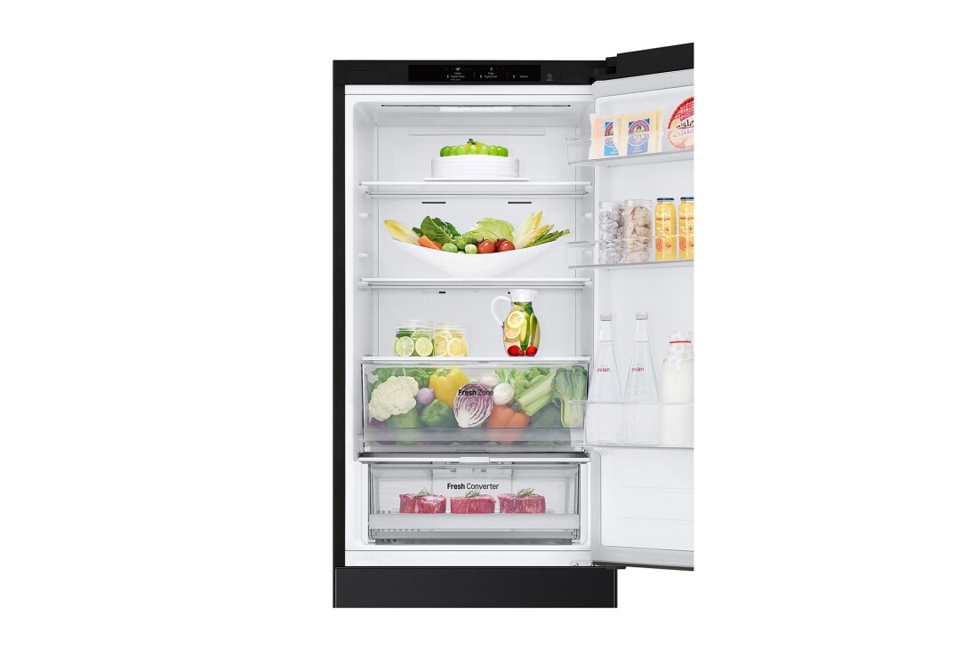 LG  2.03M 387L Kombiskap(Essence Matte Black) - Energiklasse D, Door Cooling™ och Smart Diagnosis™ ,  2.03M 387L Kombiskap(Essence Matte Black) - Energiklasse D, Door Cooling™ och Smart Diagnosis™ , GBV22NCDEP, thumbnail 8