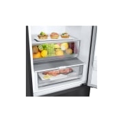 LG  2.03M 387L Kombiskap(Essence Matte Black) - Energiklasse D, Door Cooling™ och Smart Diagnosis™ ,  2.03M 387L Kombiskap(Essence Matte Black) - Energiklasse D, Door Cooling™ och Smart Diagnosis™ , GBV22NCDEP, thumbnail 5