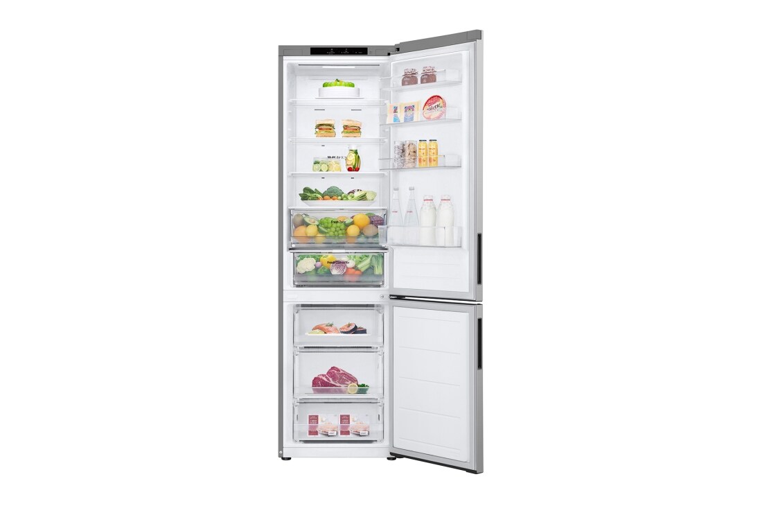 LG 2.03M 387L Kombiskap(Prime Silver) - Energiklasse D, Door Cooling+™ och Smart Diagnosis™, 2.03M 387L Kombiskap(Prime Silver) - Energiklasse D, Door Cooling™ och Smart Diagnosis™ , GBV22NCDPY, thumbnail 2