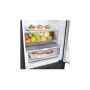 LG 1.86M 344L Kombiskap(Essence Matte Black) - Energiklasse D, Nature Fresh, Door Cooling+™ og Smart Diagnosis™ , 1.86M 344L Kombiskap(Essence Matte Black) - Energiklasse D, Nature Fresh, Door Cooling+™ og Smart Diagnosis™ , GBV21NCDEP, thumbnail 5