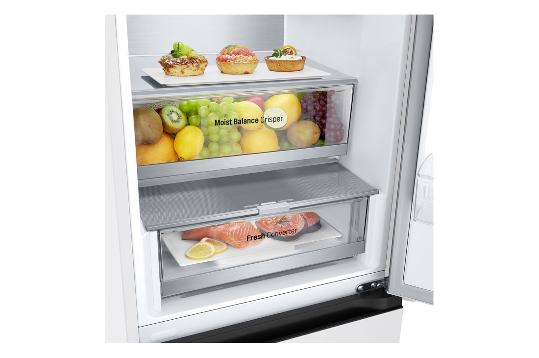 LG 2.03M 387L Kombiskap(Hvit) - Energiklasse C, Door Cooling+™ och Smart Diagnosis™	, 2.03M 387L Kombiskap(Hvit) - Energiklasse C, Door Cooling+™ och Smart Diagnosis™	, GBV5240CSW, thumbnail 11