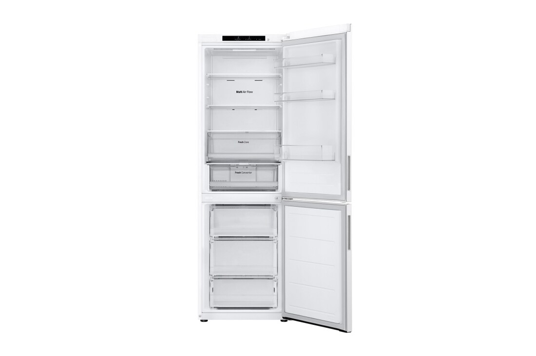 LG 1.86M 344L Kombiskap(Hvit) - Energiklasse D, Nature Fresh, Door Cooling+™ og Smart Diagnosis™ 	, 1.86M 344L Kombiskap(Hvit) - Energiklasse D, Nature Fresh, Door Cooling+™ og Smart Diagnosis™ 	, GBV21NCDSW, thumbnail 2