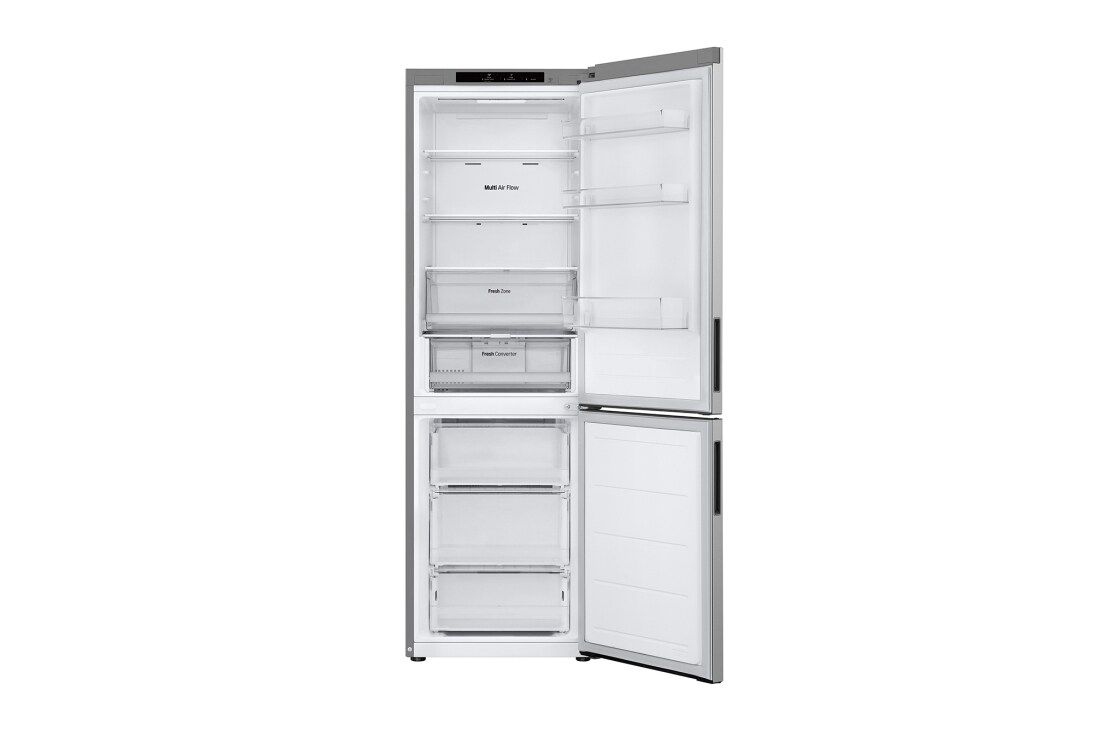 LG 1.86M 344L Kombiskap(Prime Silver) - Energiklasse D, Nature Fresh, Door Cooling+™ og Smart Diagnosis™ 	, 1.86M 344L Kombiskap(Prime Silver) - Energiklasse D, Nature Fresh, Door Cooling+™ og Smart Diagnosis™ 	, GBV21NCDPY, thumbnail 2