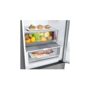 LG 1.86M 344L Kombiskap(Prime Silver) - Energiklasse D, Nature Fresh, Door Cooling+™ og Smart Diagnosis™ 	, 1.86M 344L Kombiskap(Prime Silver) - Energiklasse D, Nature Fresh, Door Cooling+™ og Smart Diagnosis™ 	, GBV21NCDPY, thumbnail 5