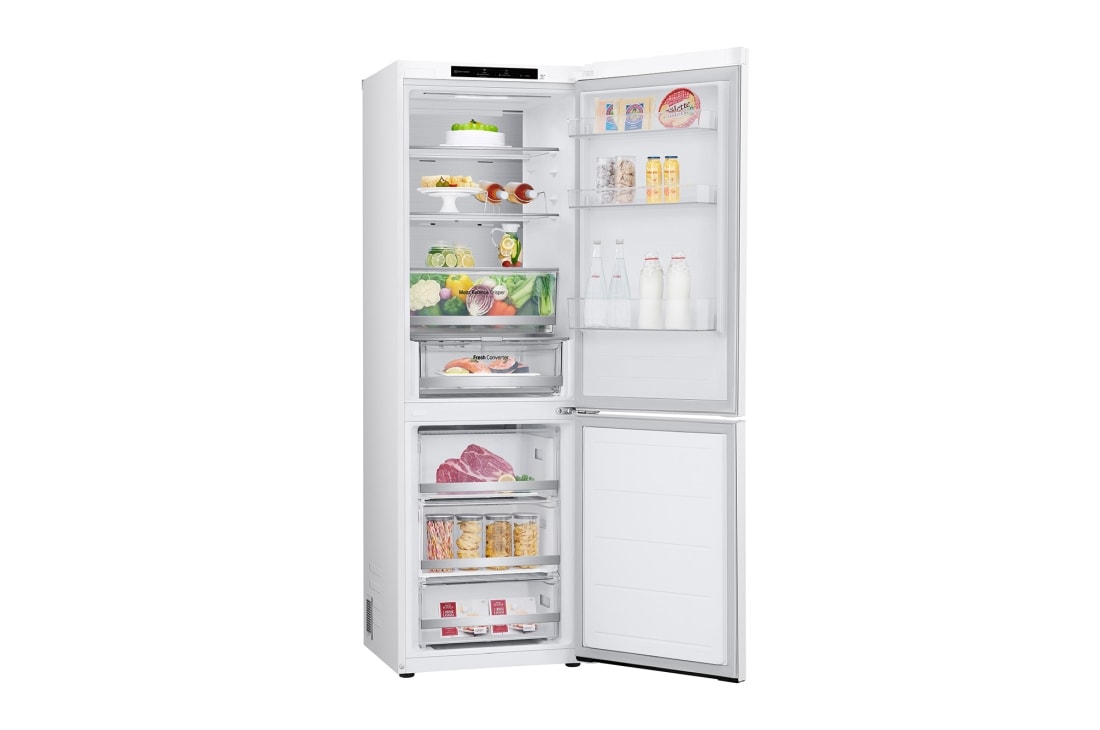 LG 1.86M 344L Kombiskap(Hvit) - Energiklasse D, Nature Fresh, Door Cooling+™ og Smart Diagnosis™ , 1.86M 344L Kombiskap(Hvit) - Energiklasse D, Nature Fresh, Door Cooling+™ og Smart Diagnosis™ , GBV5140CSW, thumbnail 7