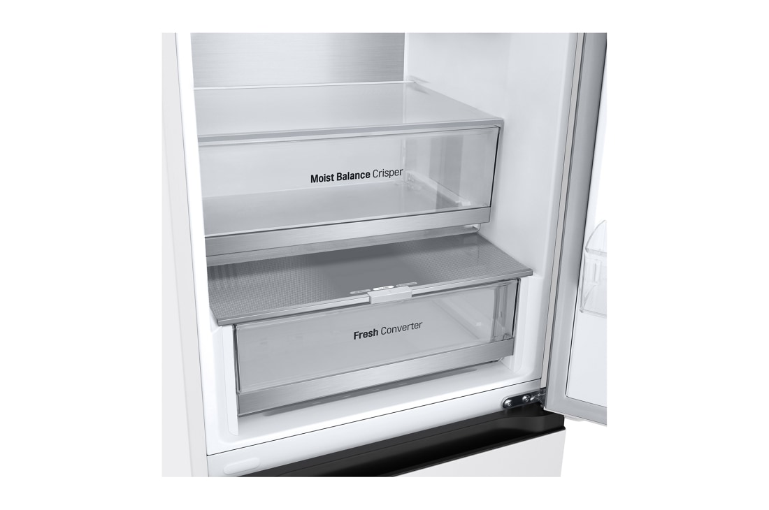 LG 1.86M 344L Kombiskap(Hvit) - Energiklasse D, Nature Fresh, Door Cooling+™ og Smart Diagnosis™ , 1.86M 344L Kombiskap(Hvit) - Energiklasse D, Nature Fresh, Door Cooling+™ og Smart Diagnosis™ , GBV5140CSW, thumbnail 12