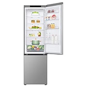 LG 2.03M 387L Kombinerad kyl/frys(Prime Silver) - Energiklass E, Door Cooling+™ och Smart Diagnosis™, 2.03M 387L Kombinerad kyl/frys(Prime Silver) - Energiklass E, Door Cooling+™ och Smart Diagnosis™, GBV22L0EPY, thumbnail 3