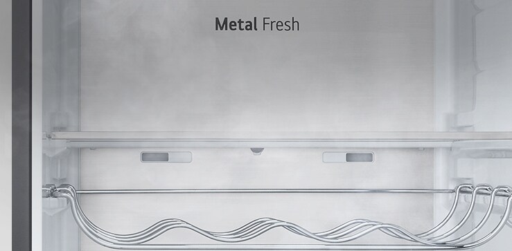 Premium, kjølig metallisk bakvegg