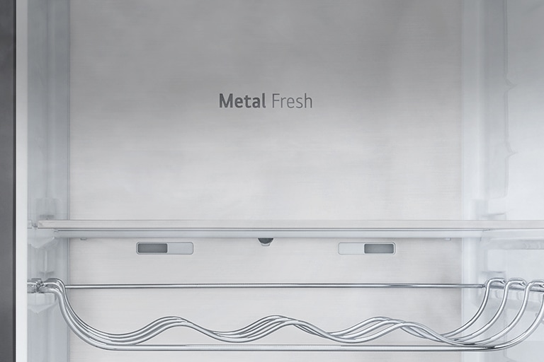 Premium, kjølig metallisk bakvegg