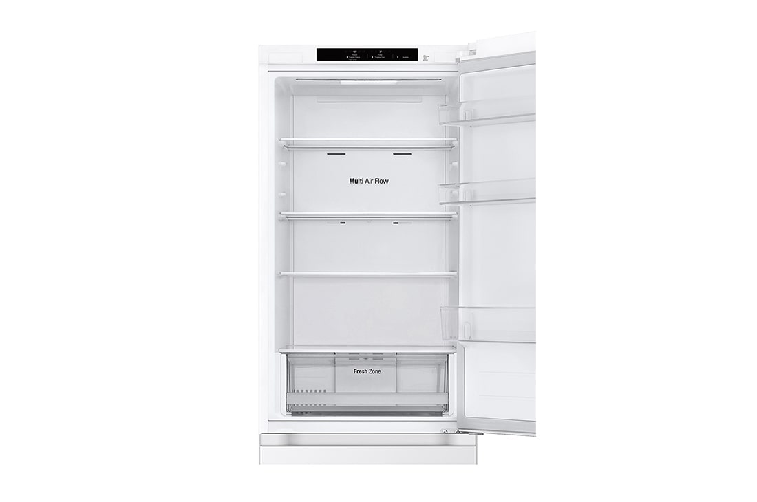 LG 1.86M 344L Kombiskap(Hvit) - Energiklasse E, Door Cooling+™ og Smart Diagnosis™, 1.86M 344L Kombiskap(Prime Silver) - Energiklasse D, Nature Fresh, Door Cooling+™ og Smart Diagnosis™ 	, GBV21L0ESW, thumbnail 7