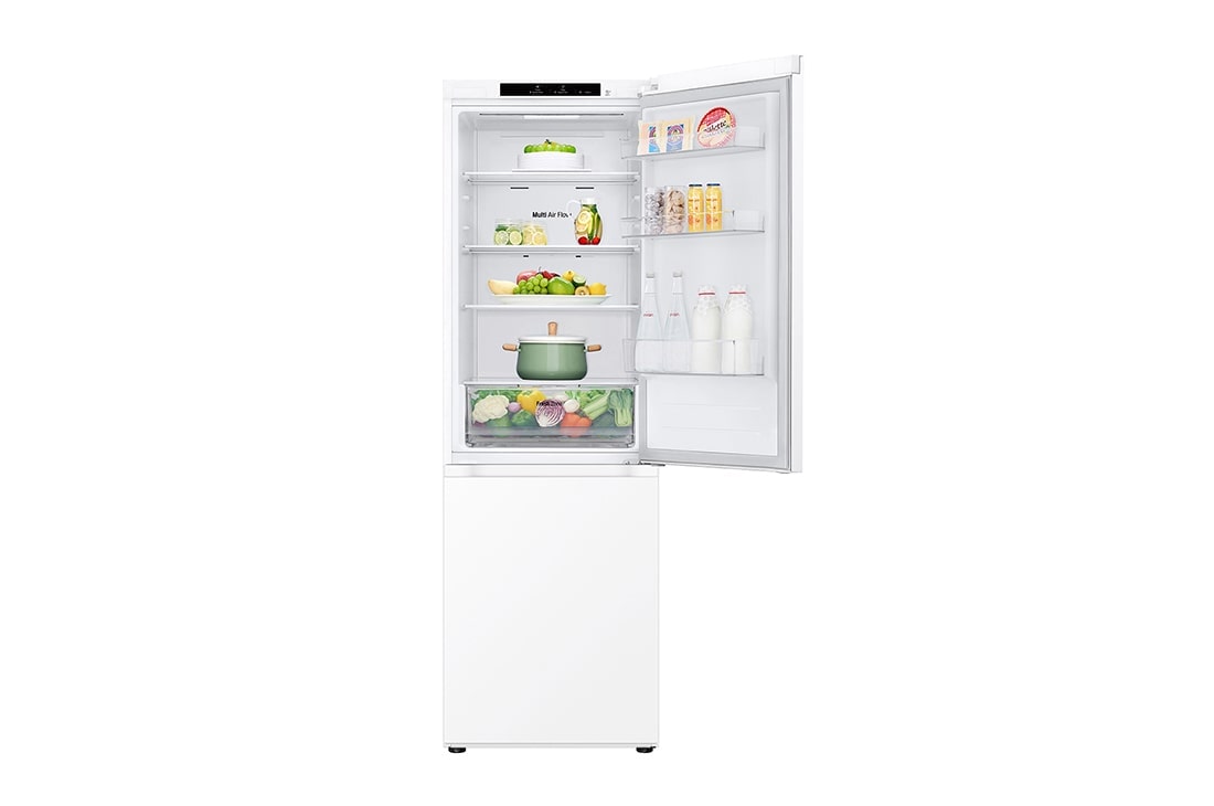 LG 1.86M 344L Kombiskap(Hvit) - Energiklasse E, Door Cooling+™ og Smart Diagnosis™, 1.86M 344L Kombiskap(Prime Silver) - Energiklasse D, Nature Fresh, Door Cooling+™ og Smart Diagnosis™ 	, GBV21L0ESW, thumbnail 9