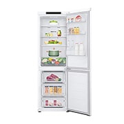 LG 1.86M 344L Kombiskap(Hvit) - Energiklasse E, Door Cooling+™ og Smart Diagnosis™, 1.86M 344L Kombiskap(Prime Silver) - Energiklasse D, Nature Fresh, Door Cooling+™ og Smart Diagnosis™ 	, GBV21L0ESW, thumbnail 2