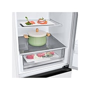 LG 2.03M 387L Kombiskap(Hvit) - Energiklasse E, Door Cooling+™ og Smart Diagnosis™, 2.03M 387L Kombinerad kyl/frys(Prime Silver) - Energiklass E, Door Cooling+™ och Smart Diagnosis™, GBV22L0ESW, thumbnail 11