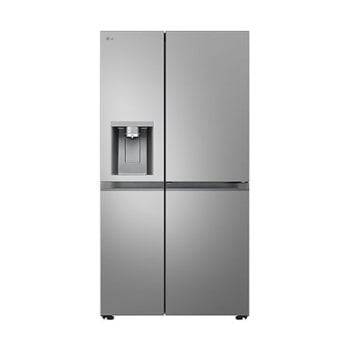 LG GSJE81PYBD Side-by-Side kombiskap (628 L) i Silver - Energiklasse D, Is- og vannmaskin, UVnano™, DoorCooling+™ og Smart Inverter Compressor™1