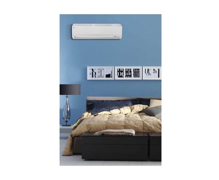 LG Luft/luftvarmepumpe, varmekapasitet 5,5 kW kjølekapasitet 4,0 kW, COP 3,63, J12AW.NE1, thumbnail 2