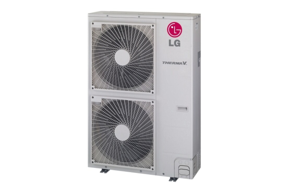 LG Luft/vannvarmepumpe, 1-fase, 230V, vanntemperatur 15/55°C (min/maks), COP 4,5, Therma V Split 12kW - 1 fas