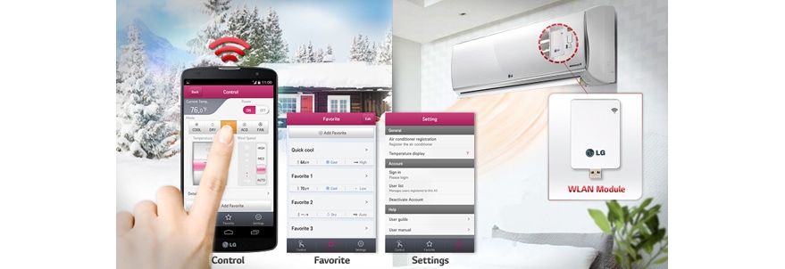 Forberedt for WiFi-styring