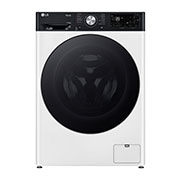 LG 11 kg / 6 kg Kombinert vaskemaskin/tørketrommel(Hvit) - Auto-Dose, Steam, Energiklasse E, TurboWash™360, AI DD™, Smart Diagnosis™ med Wi-Fi, Front view , CV94E7S2BA, thumbnail 1