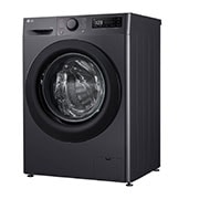 LG 9 kg / 6 kgKombinert vaskemaskin/tørketrommel(Svart) - Steam, Energiklasse A/D, AI DD™, Smart Diagnosis™, Right Side, P4Y5VRP6J, thumbnail 12