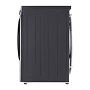 LG 9 kg / 6 kgKombinert vaskemaskin/tørketrommel(Svart) - Steam, Energiklasse A/D, AI DD™, Smart Diagnosis™, Side View, P4Y5VRP6J, thumbnail 14