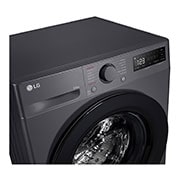 LG 9 kg / 6 kgKombinert vaskemaskin/tørketrommel(Svart) - Steam, Energiklasse A/D, AI DD™, Smart Diagnosis™, Top Left Panel, P4Y5VRP6J, thumbnail 7
