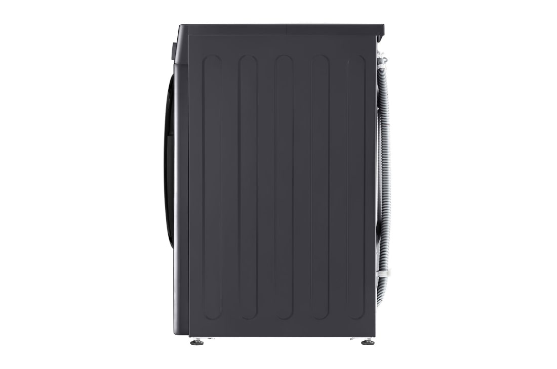LG 9 kg / 6 kgKombinert vaskemaskin/tørketrommel(Svart) - Steam, Energiklasse A/D, AI DD™, Smart Diagnosis™, Side View, P4Y5VRP6J, thumbnail 14