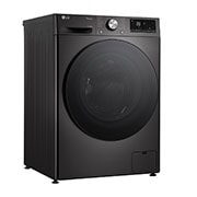 LG 11 kg / 6 kg Kombineret vaskemaskine/tørretumbler(Sort) - Steam, Energiklasse A/D, TurboWash™360, AI DD™, Smart Diagnosis™ med Wi-Fi, Left Perspective, P4Y7ERPYZ, thumbnail 11