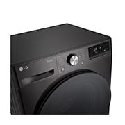 LG 11 kg / 6 kg Kombineret vaskemaskine/tørretumbler(Sort) - Steam, Energiklasse A/D, TurboWash™360, AI DD™, Smart Diagnosis™ med Wi-Fi, Top Left Panel, P4Y7ERPYZ, thumbnail 7