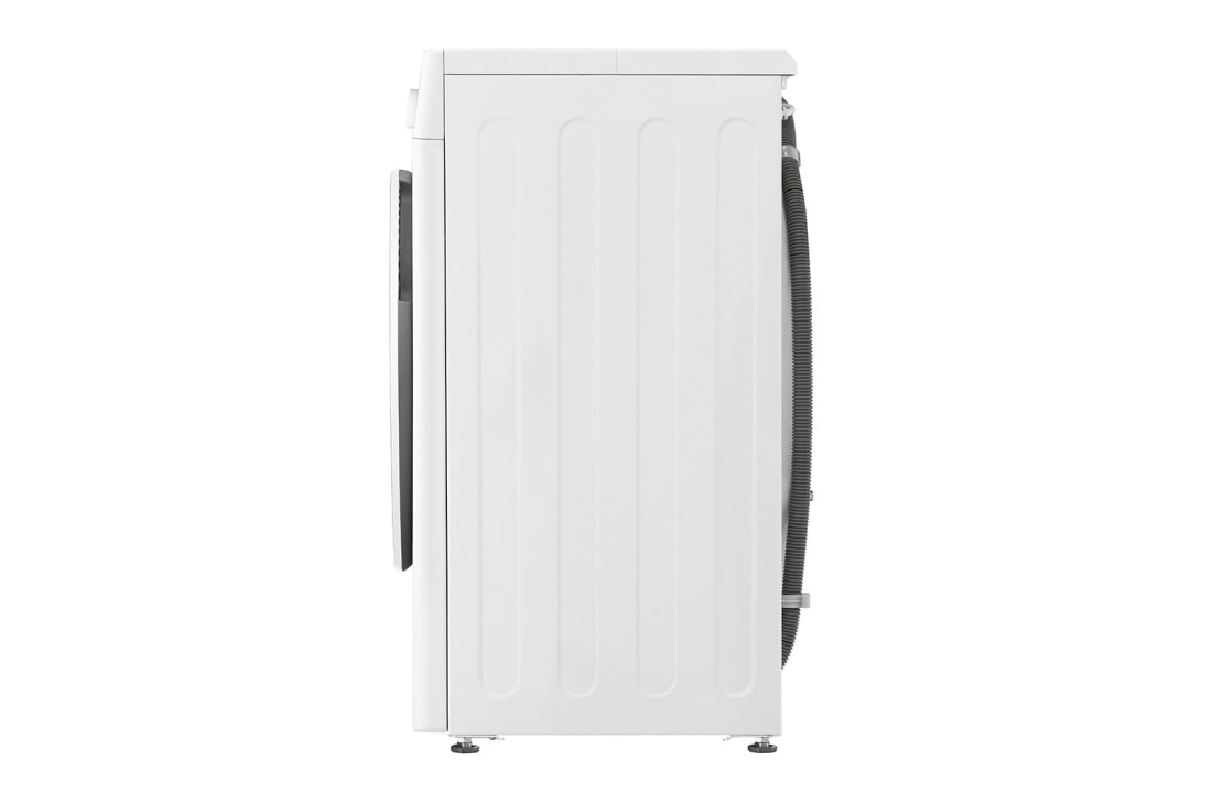 LG Slim 9 kg / 5 kg Kombinert vaskemaskin/tørketrommel(Hvit) - Steam, Energiklasse A/E, AI DD™, Smart Diagnosis™,  47,5cm dybde, Side view, CV92T5S4SQE, thumbnail 14